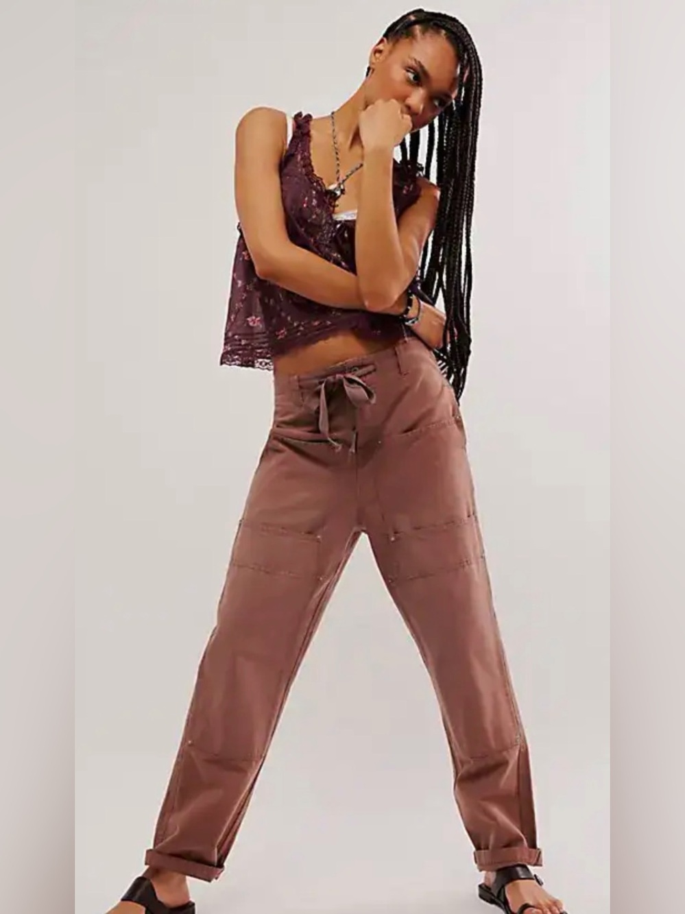 Free People Hayden carpenter pull on pants